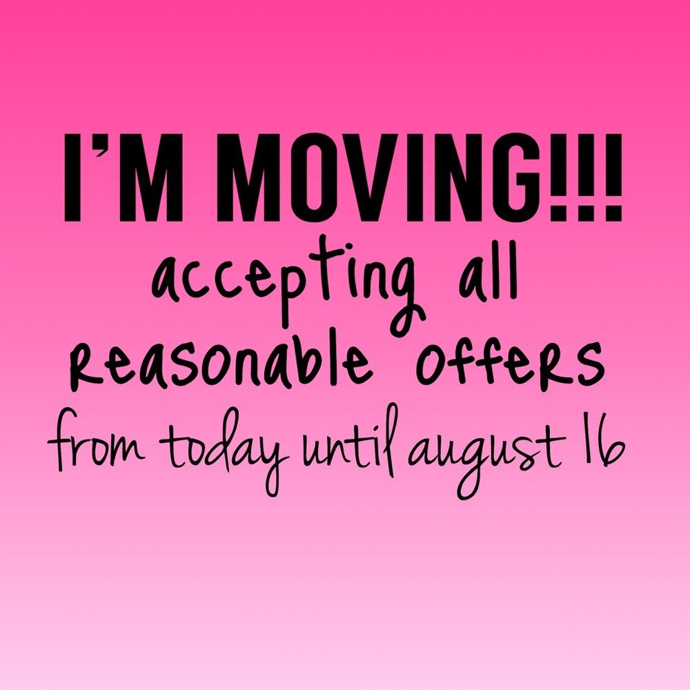 moving sale